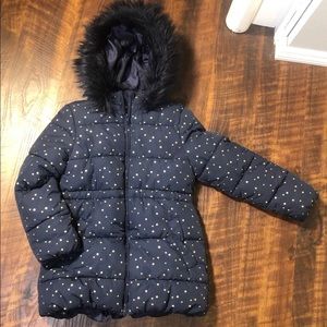 H&M KIDS Gold Star Printed Coat